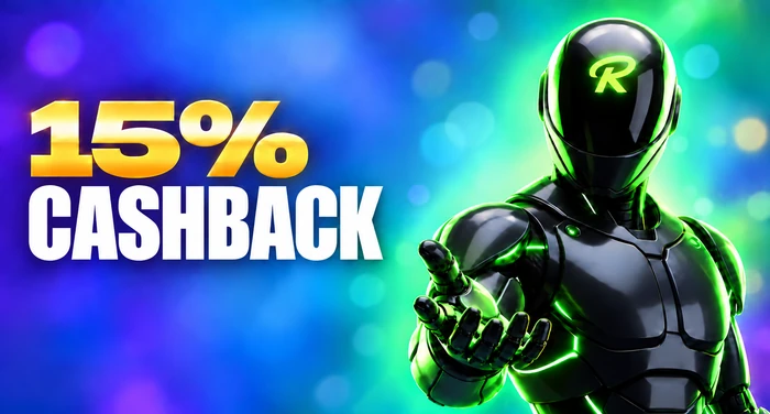 15% Weekly Cashback: Get 15% of Your Weekly Net Loss Back